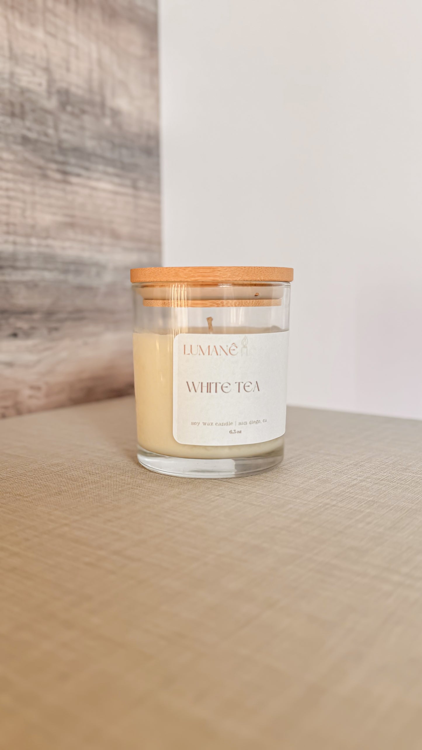 White Tea Jar Candle 6.3oz