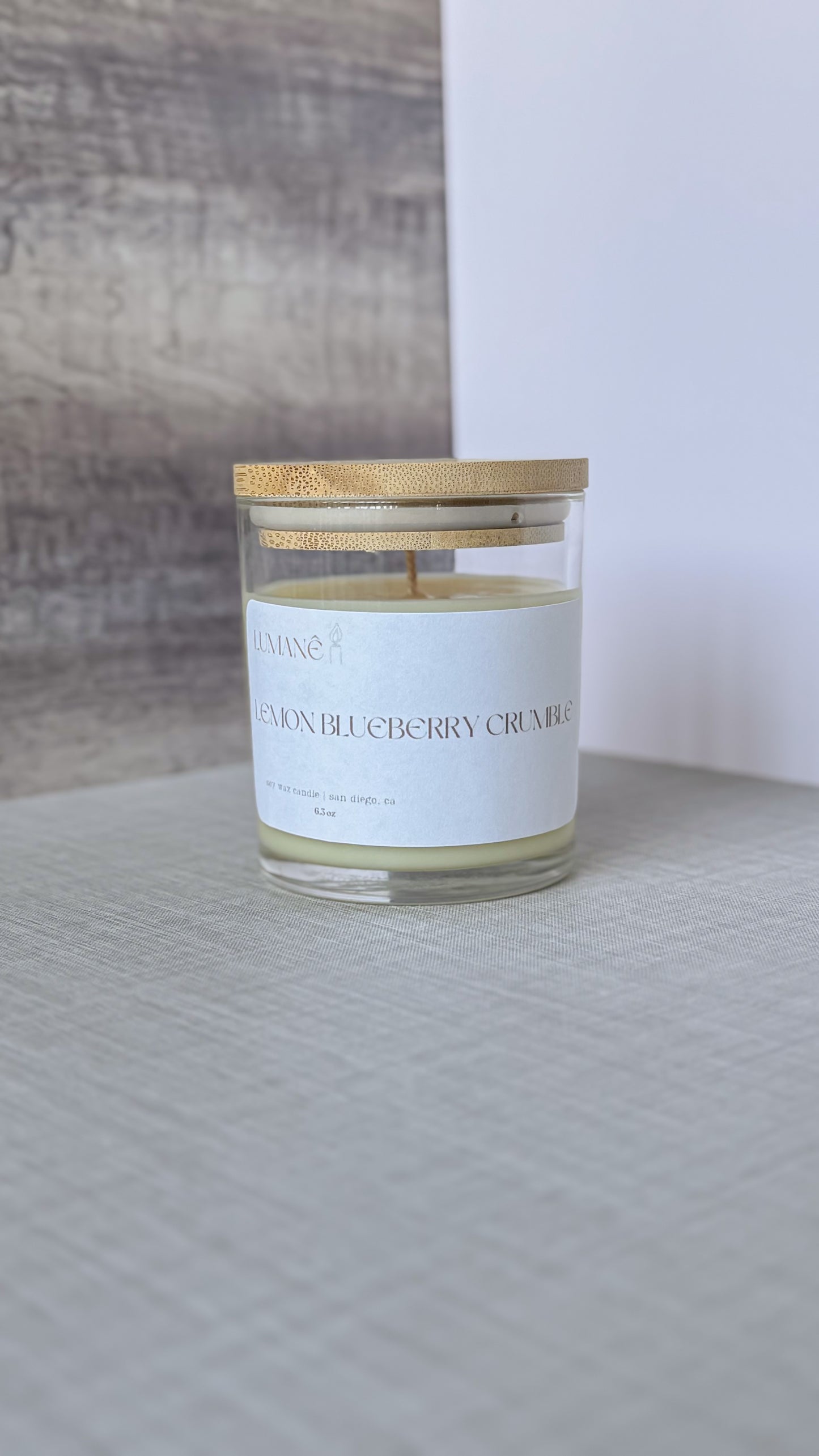 Lemon Blueberry Jar Candle 6.3oz