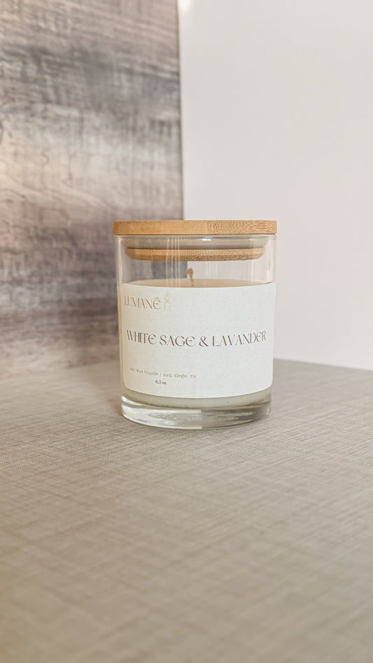 White Sage & Lavender Jar Candle 6.3oz