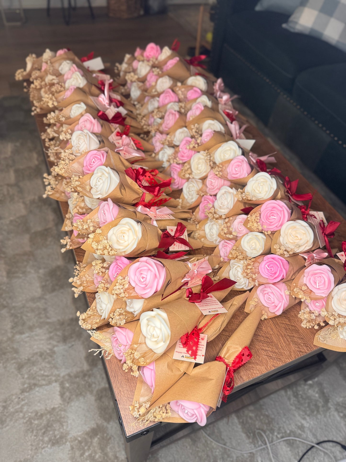 Floral Mini Bouquet Candles