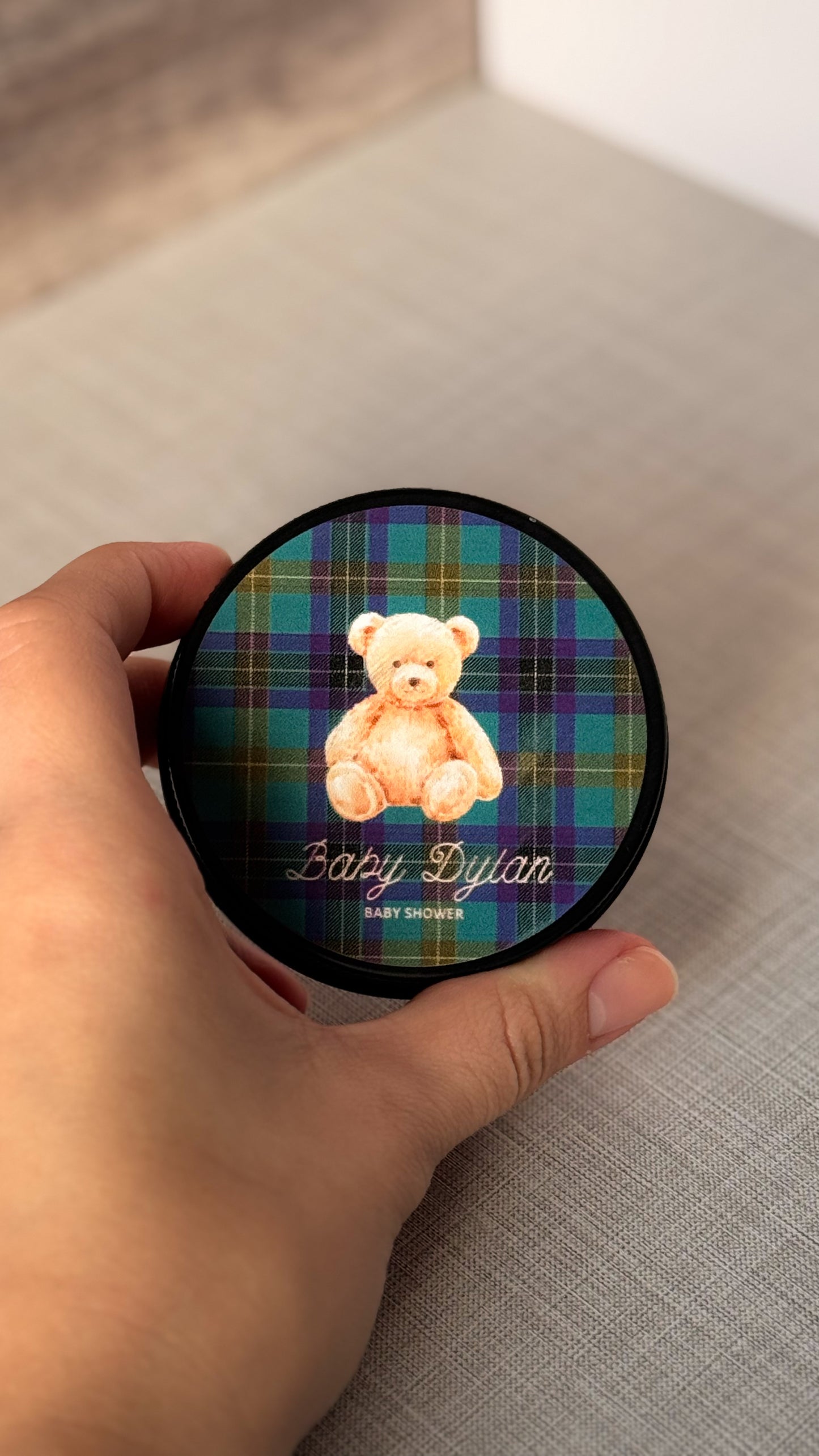 Tin candle customizable 1.7oz