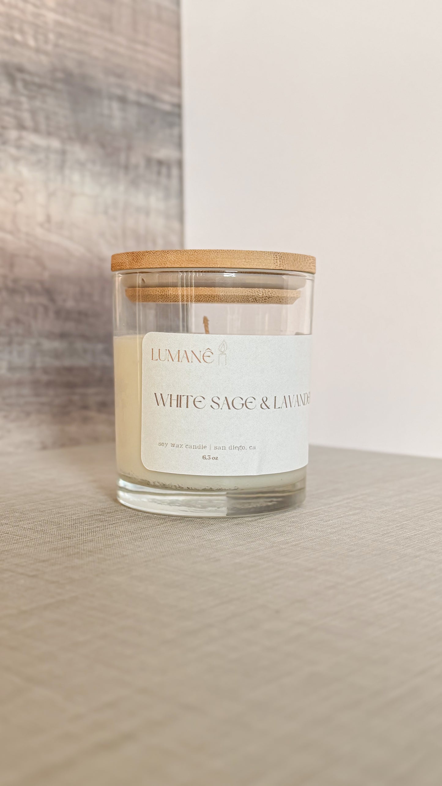 White Sage & Lavender Jar Candle 6.3oz