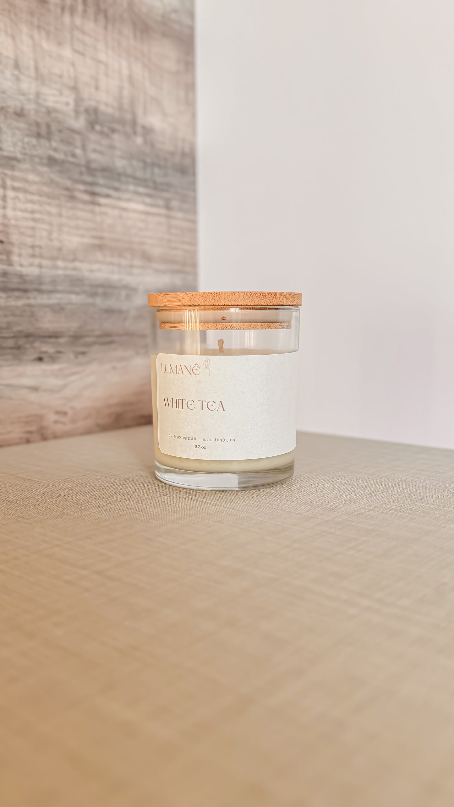 White Tea Jar Candle 6.3oz