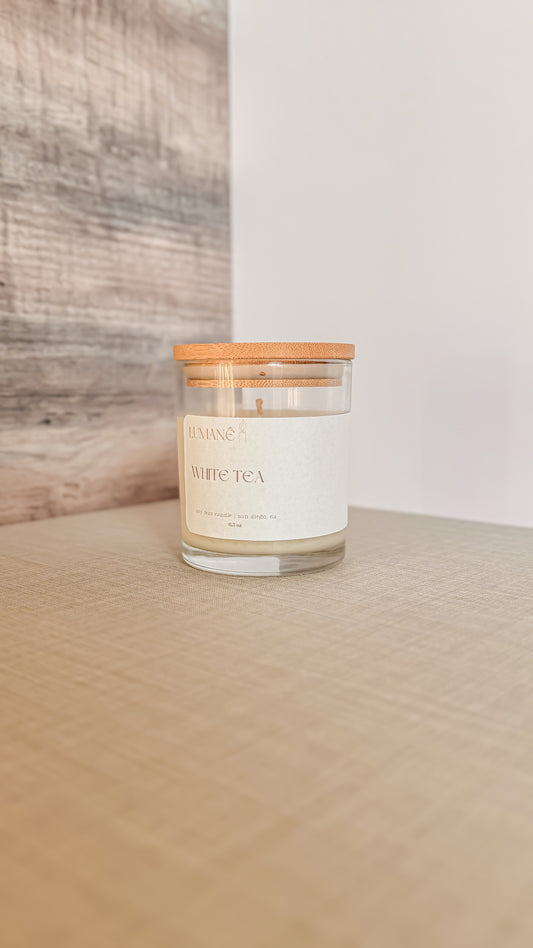 White Tea Jar Candle 6.3oz