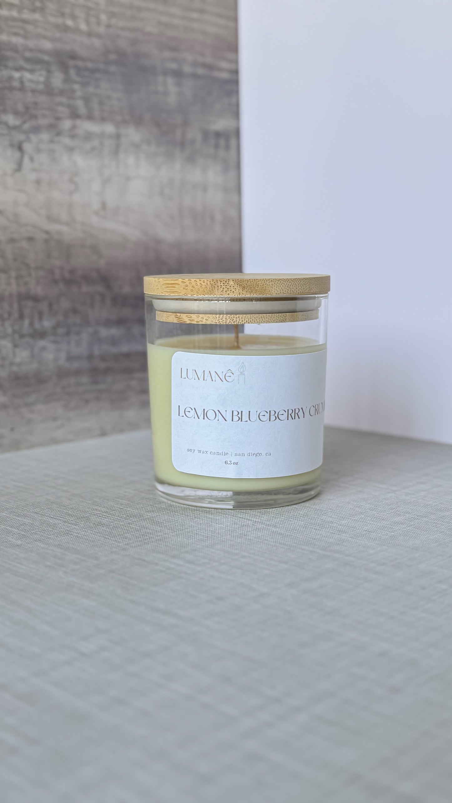 Lemon Blueberry Jar Candle 6.3oz