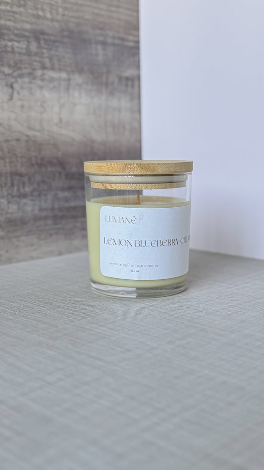 Lemon Blueberry Jar Candle 6.3oz