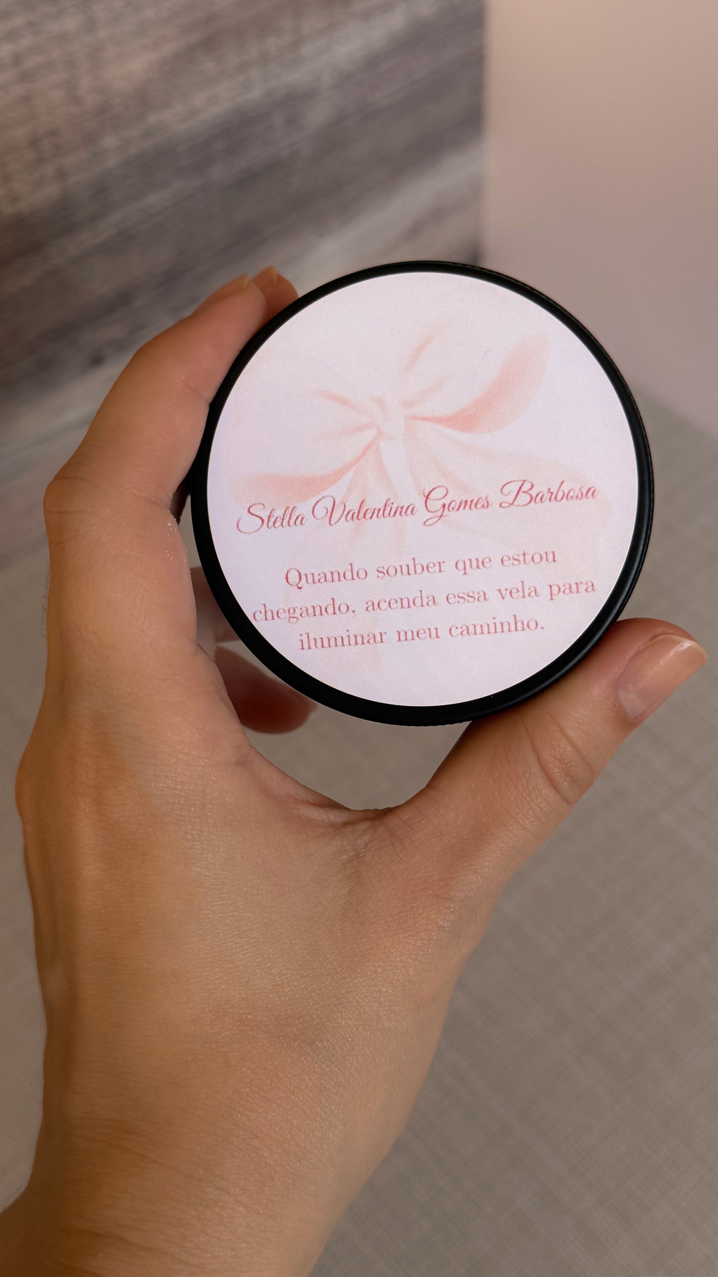 Tin candle customizable 1.7oz