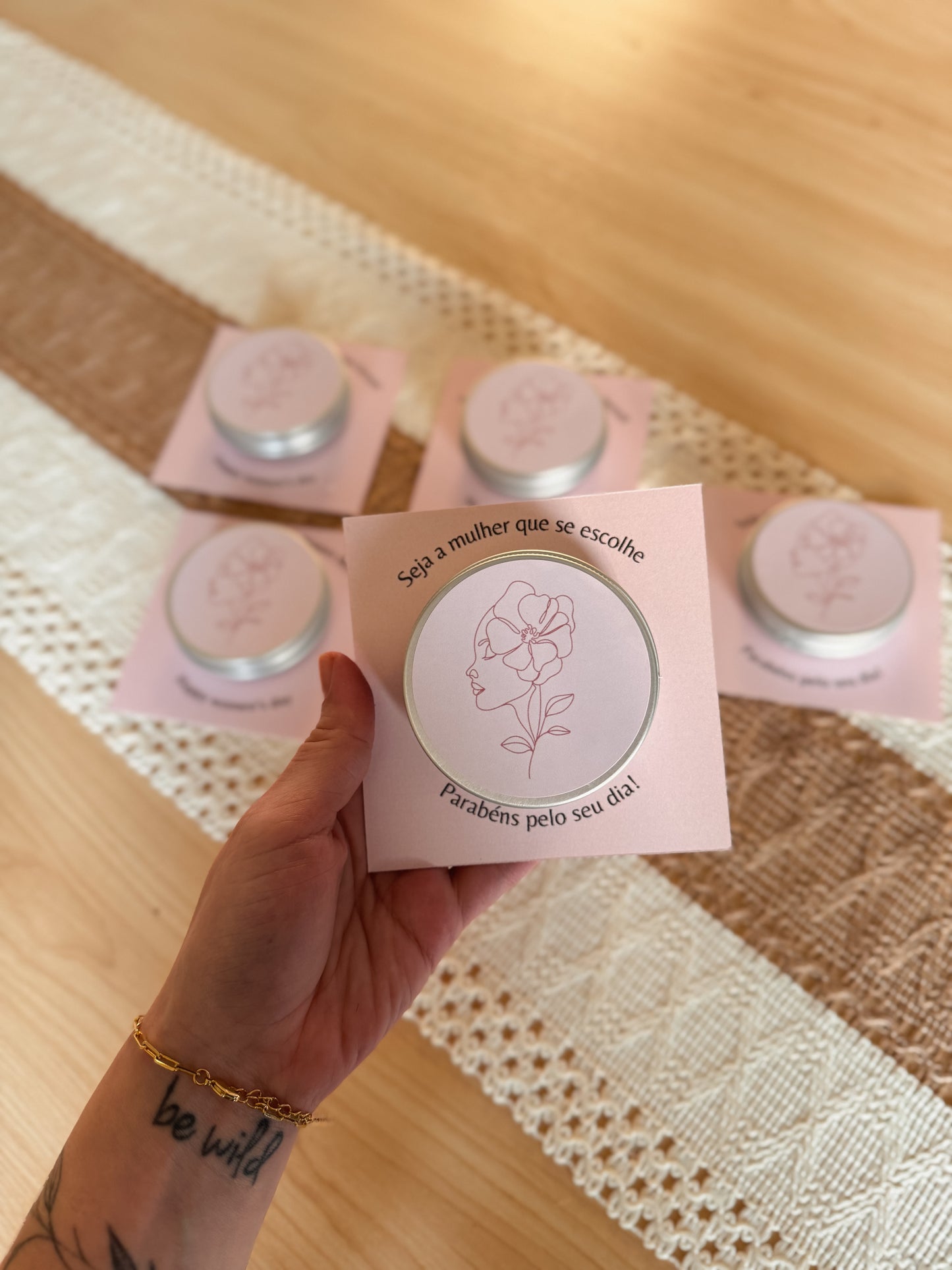 Tin candle customizable 1.7oz